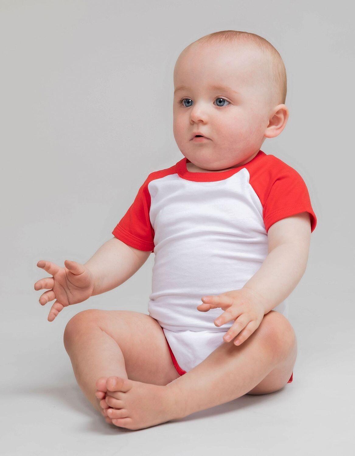 Body da baseball essenziale a maniche corte