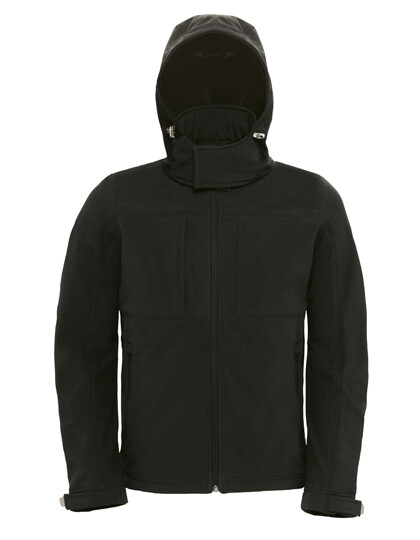 Softshell con capucha para hombre
