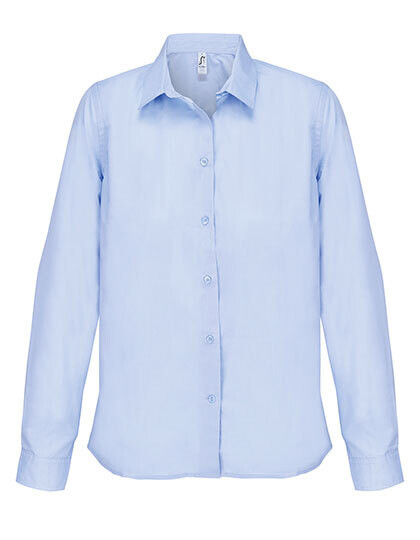 Chemise en popeline à manches longues pour femme Bailey