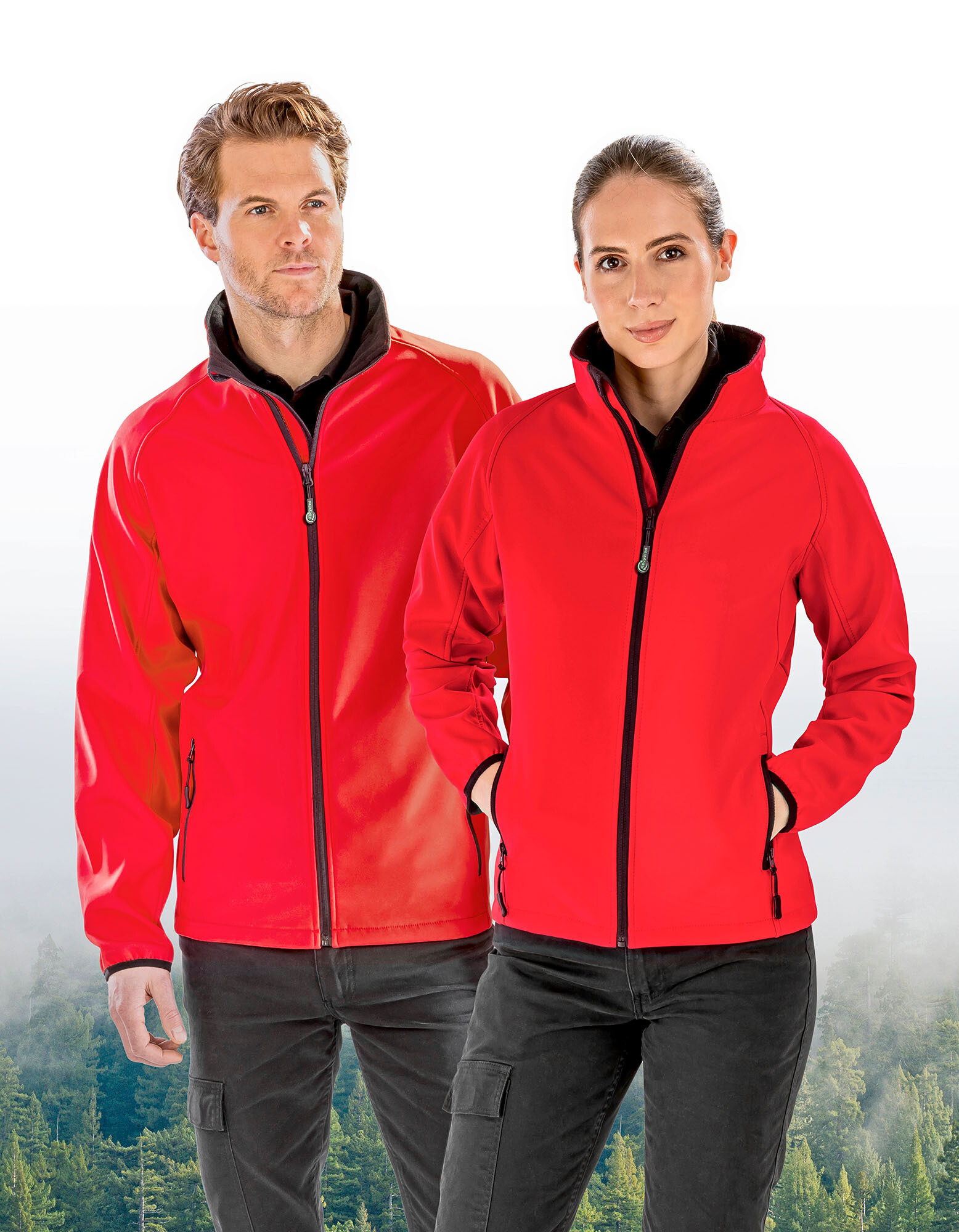 Women´s Printable Softshell Jacket with Recycled Fleece Inner