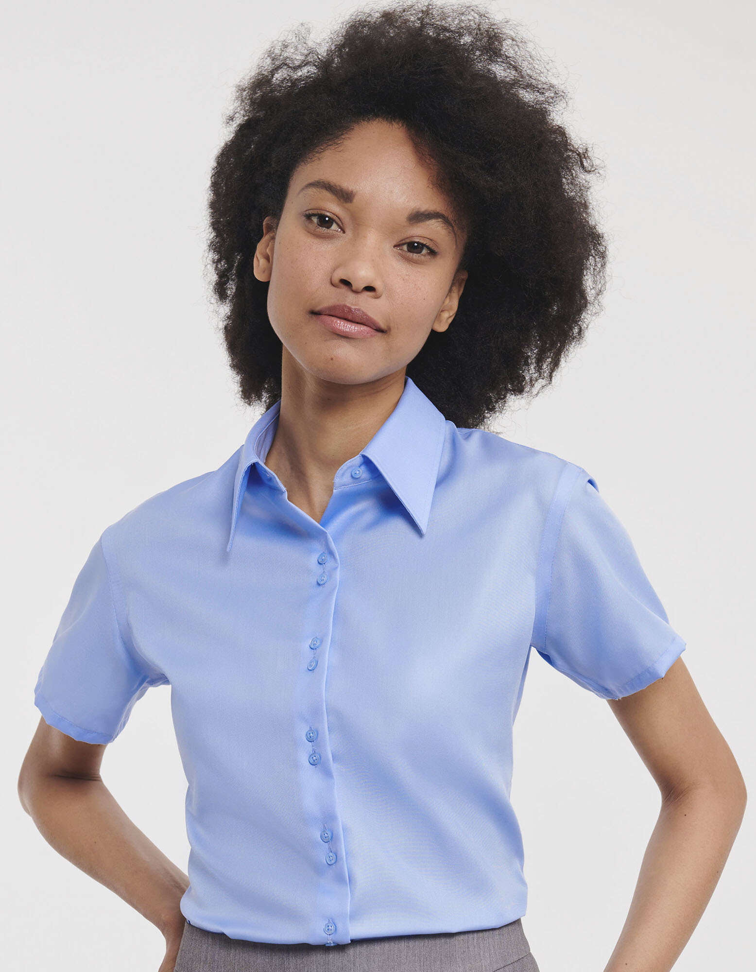 Ladies' Short Sleeve Tailored Ultimate Non-Iron Shirt