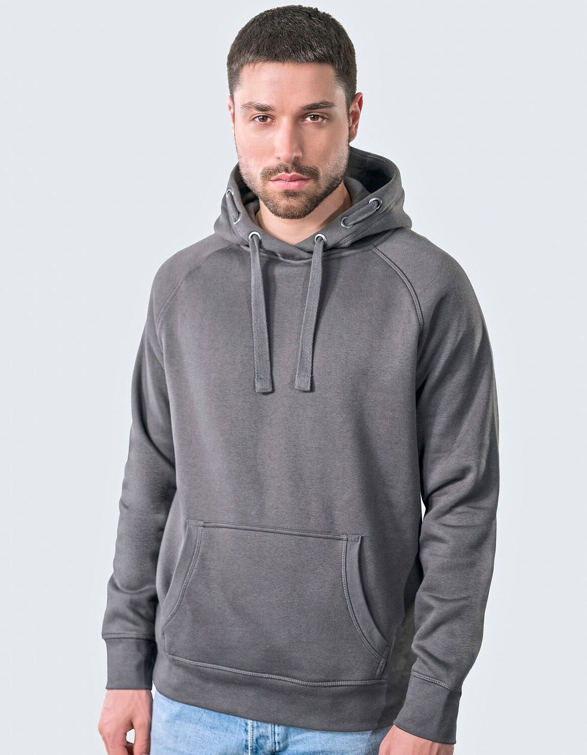 Felpa con cappuccio Raglan Premium Unisex