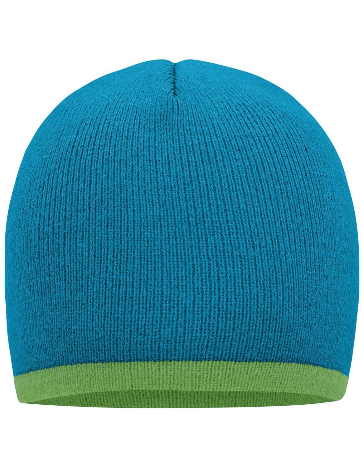 Beanie with a contrasting border