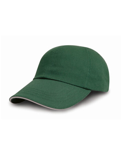 Cappellino da decoratore in cotone spazzolato con visiera a sandwich