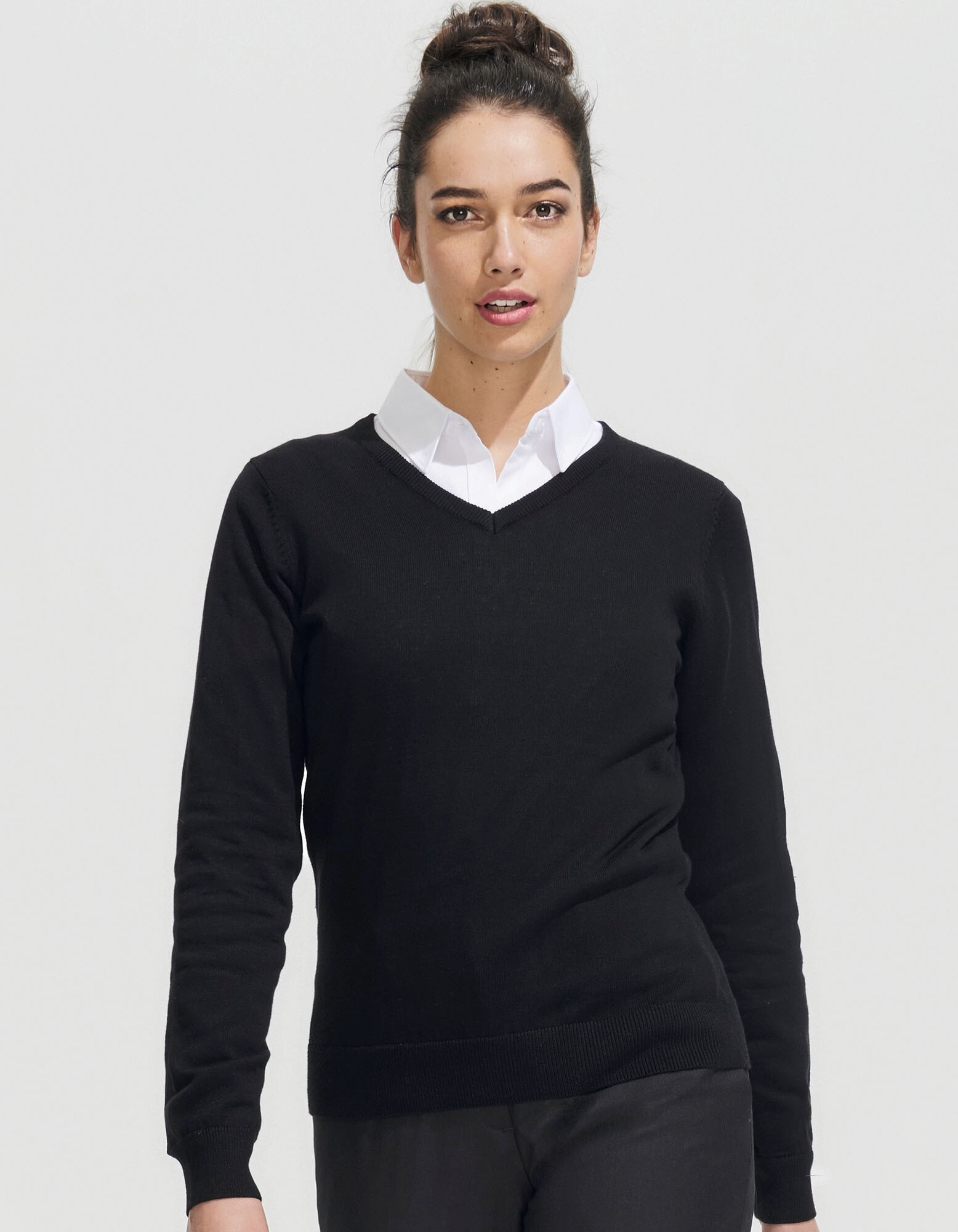 Women's V-Neck Sweater Galaxy