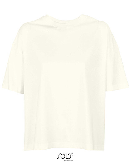 Maglietta oversize dal taglio squadrato da donna