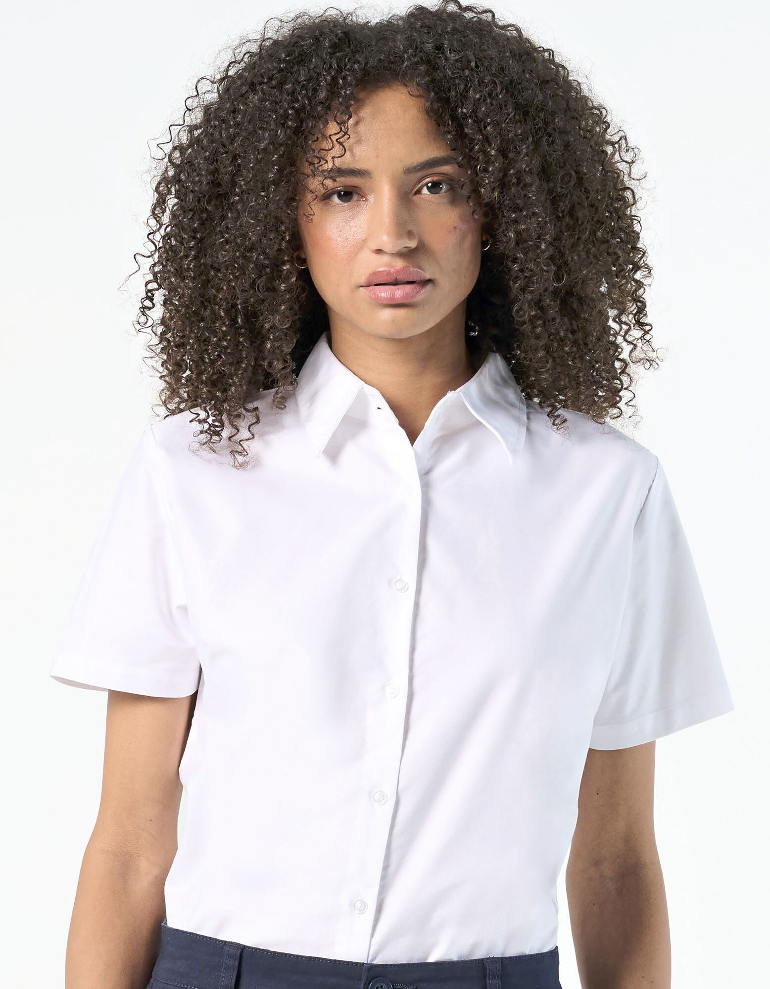 Women's Oxford Blouse Elite Short Sleeve