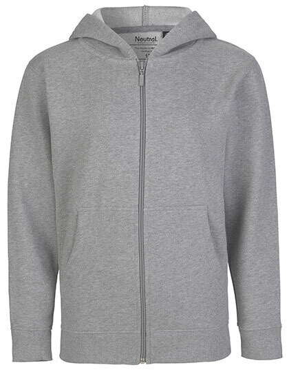 Sudadera con capucha y cremallera para niños
