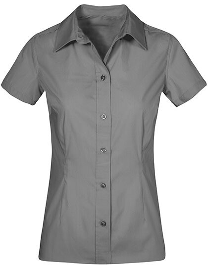 Chemise en popeline à manches courtes pour femme