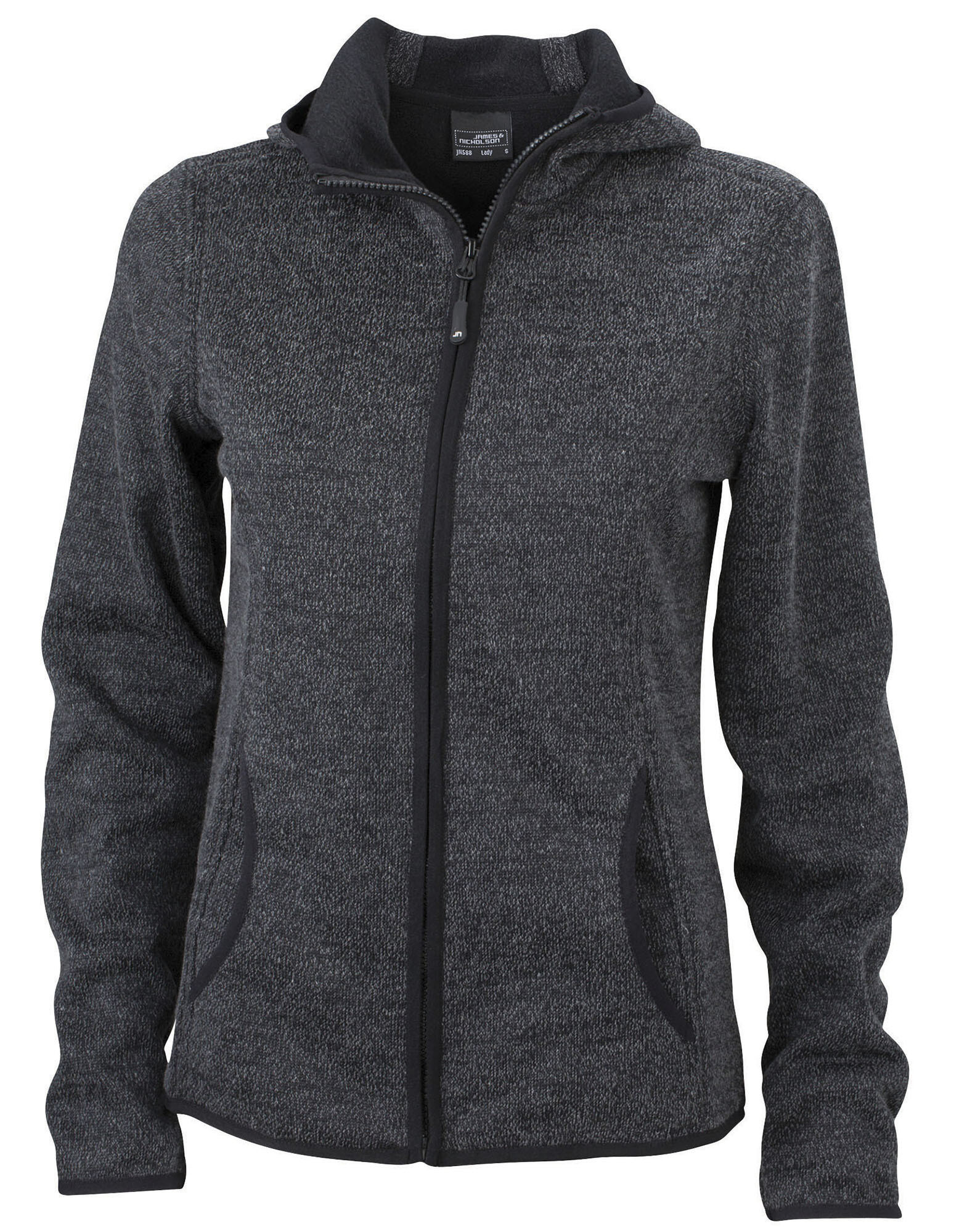 Ladies' Knitted Fleece Hoody