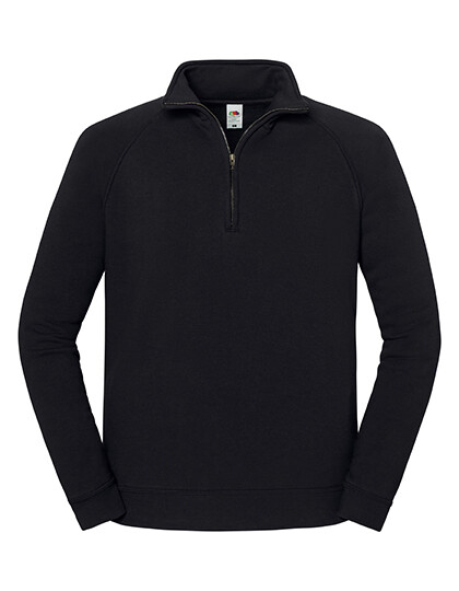 Felpa Iconic Premium con collo a zip