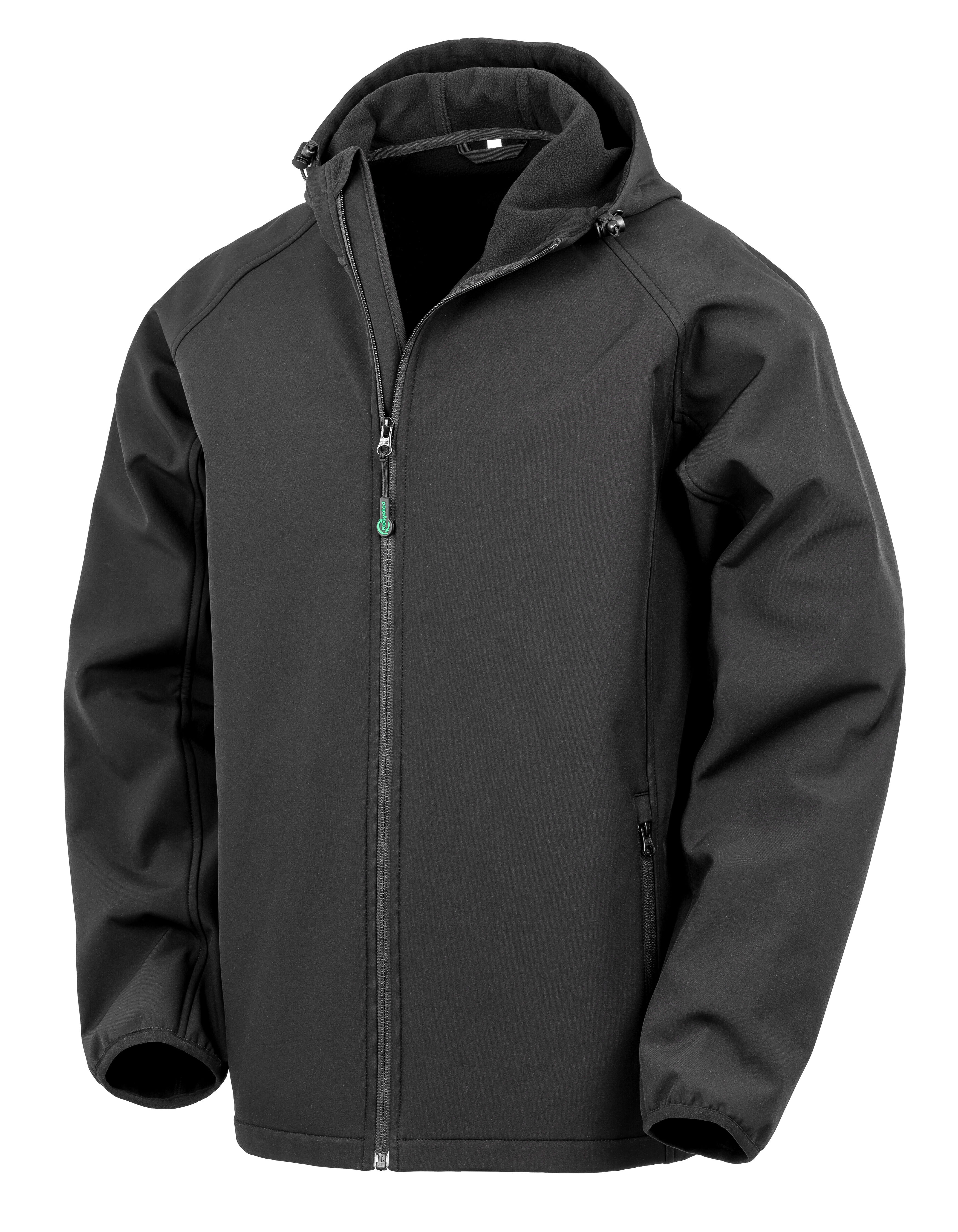 Men's Recycled 3-Layer Printable Hooded Softshell Jacket