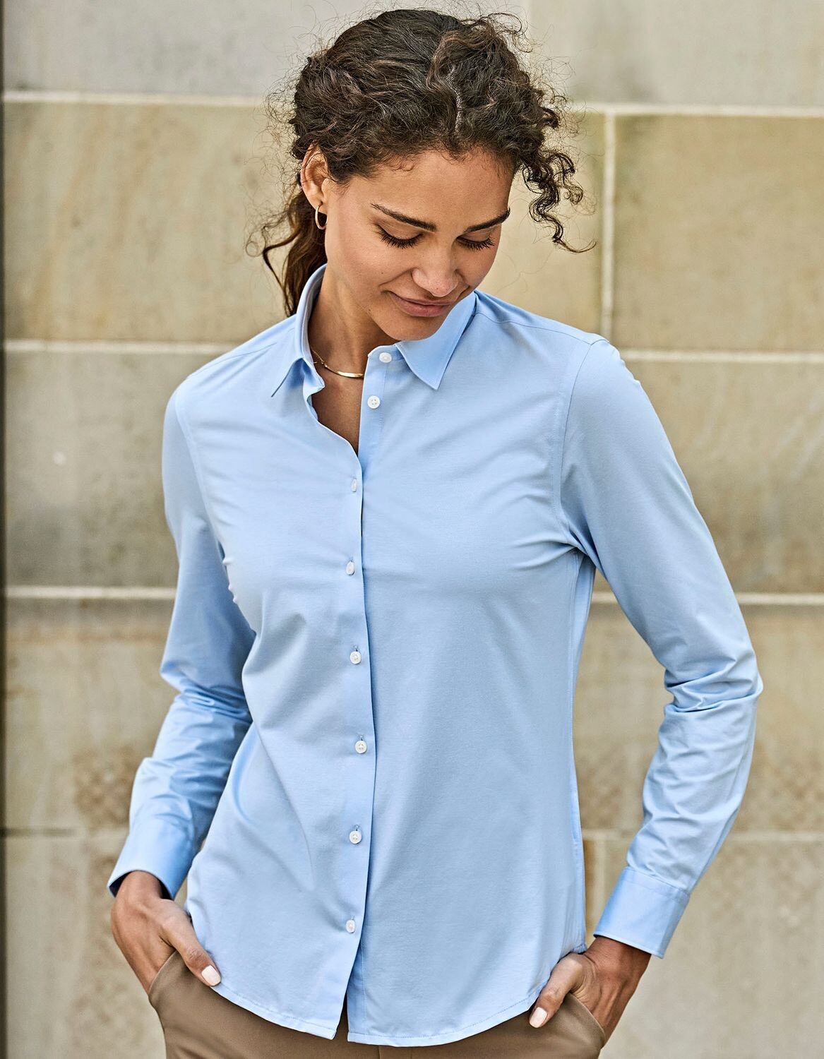 Camisa elástica Active para mujer