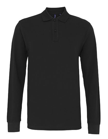Polo a maniche lunghe da uomo dal taglio classico
