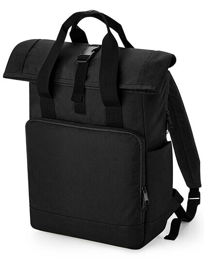 Recycled Twin Handle Roll-Top Laptop Backpack