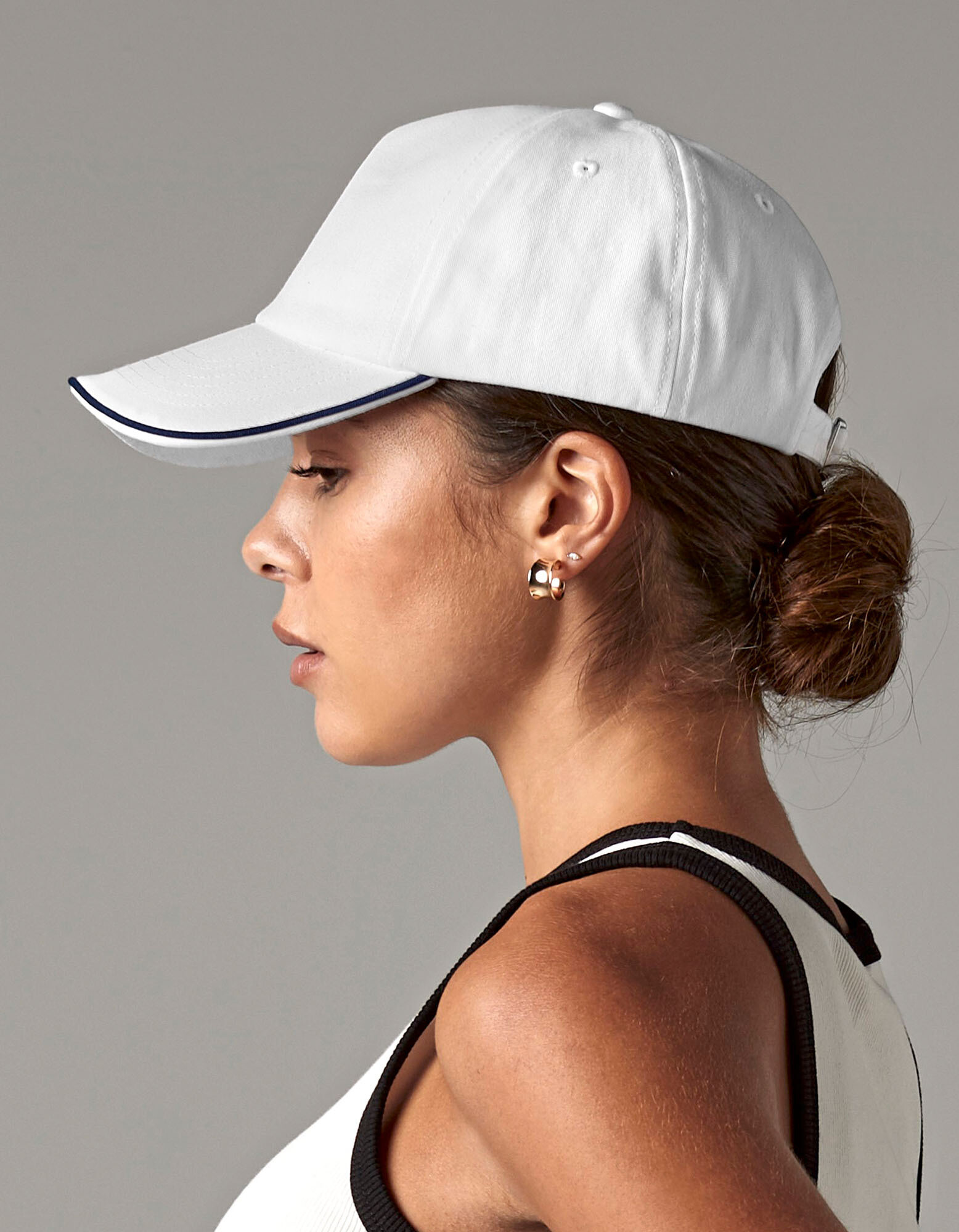 Autentico berretto a 5 pannelli - Picco con piping