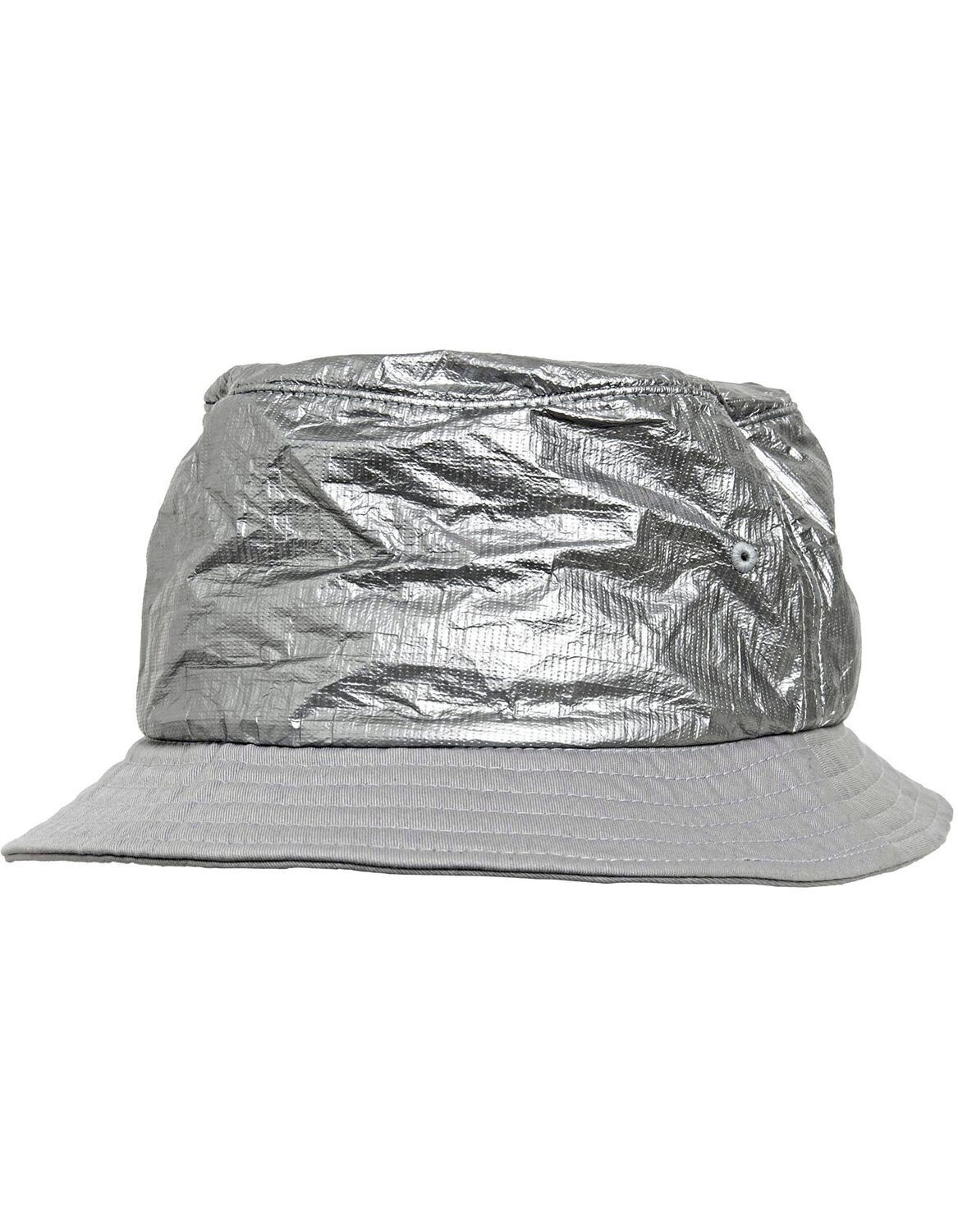 Cappello a secchiello di carta stropicciata