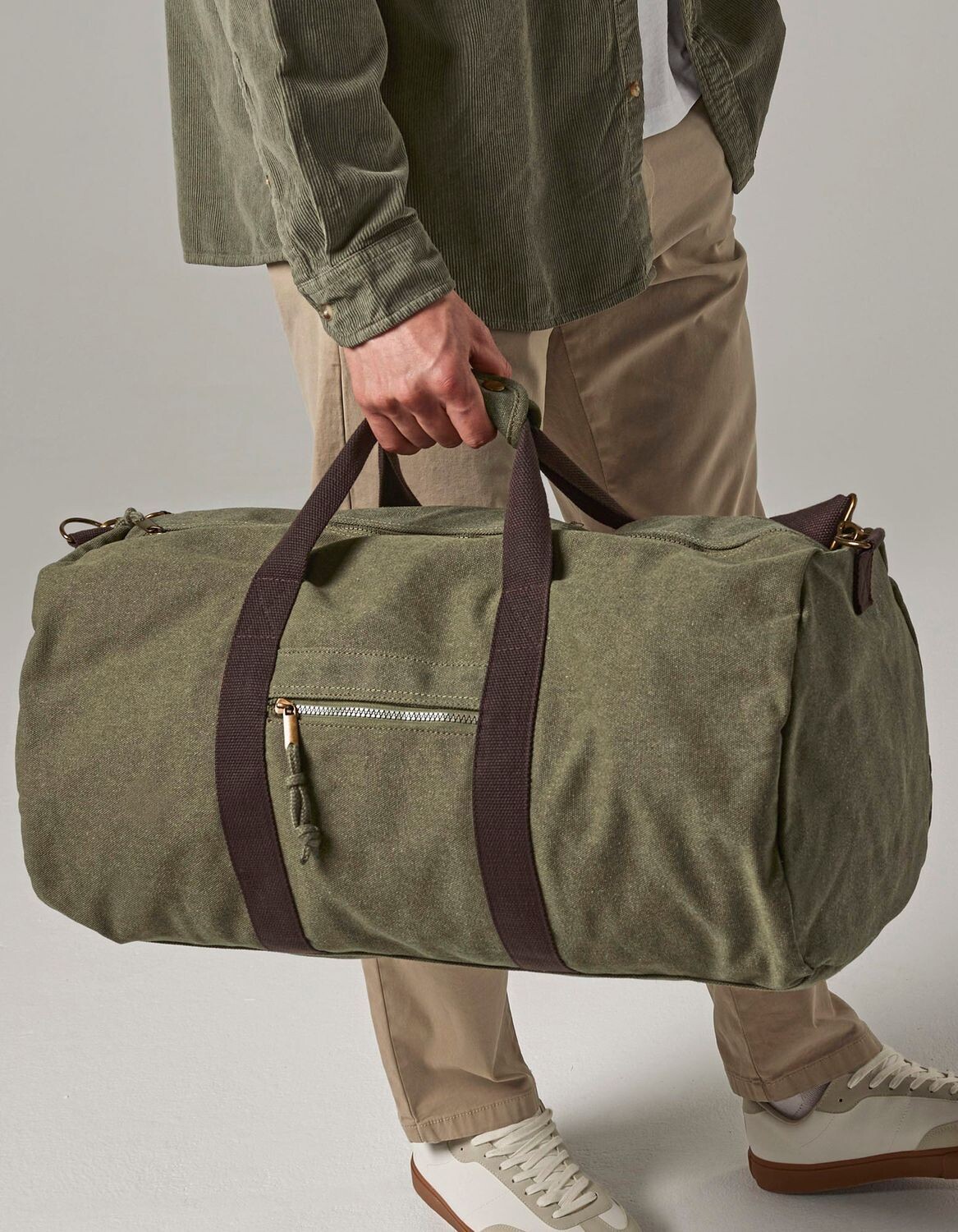 Borsa da viaggio vintage in tela