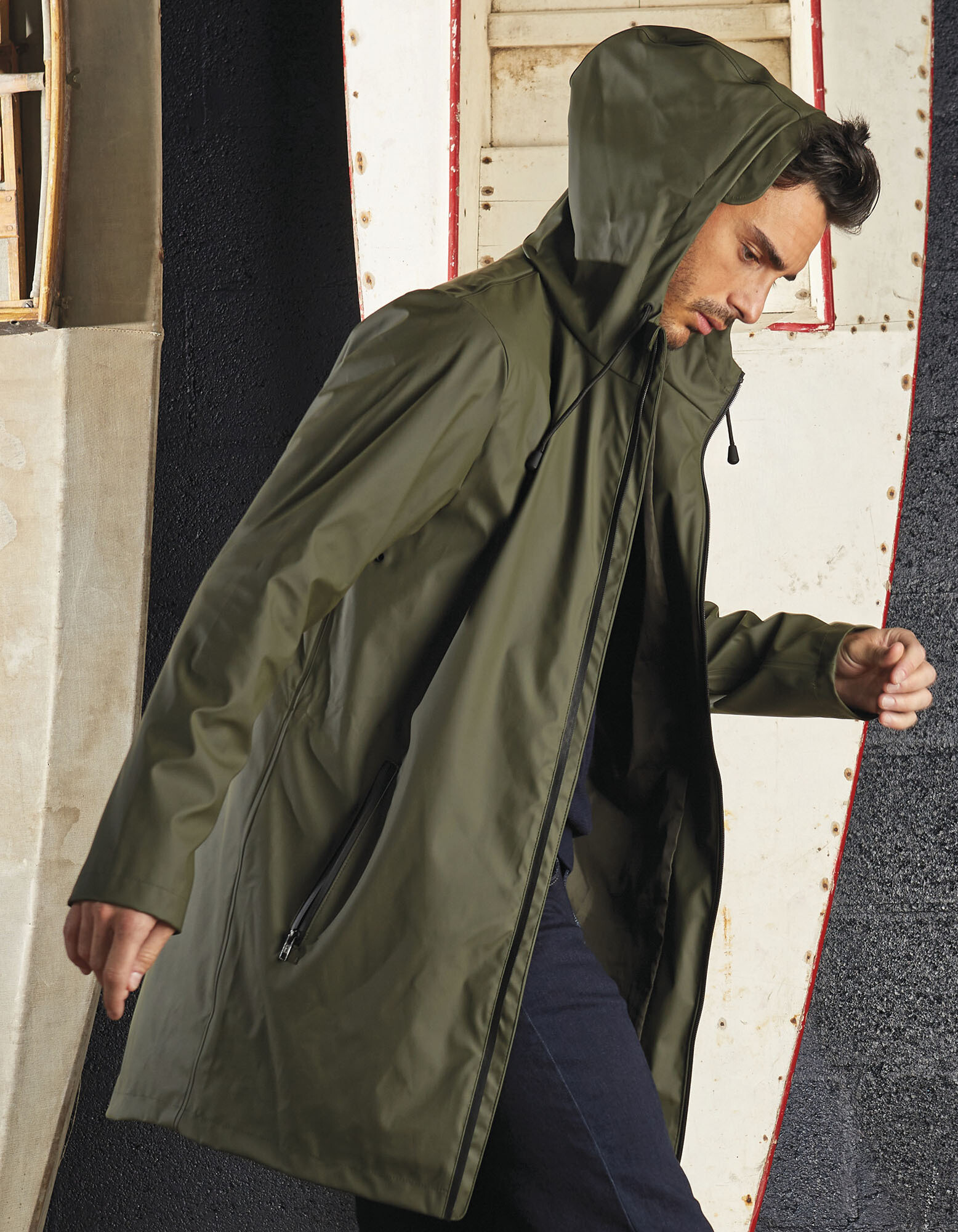 Parka uomo in cera Antoine