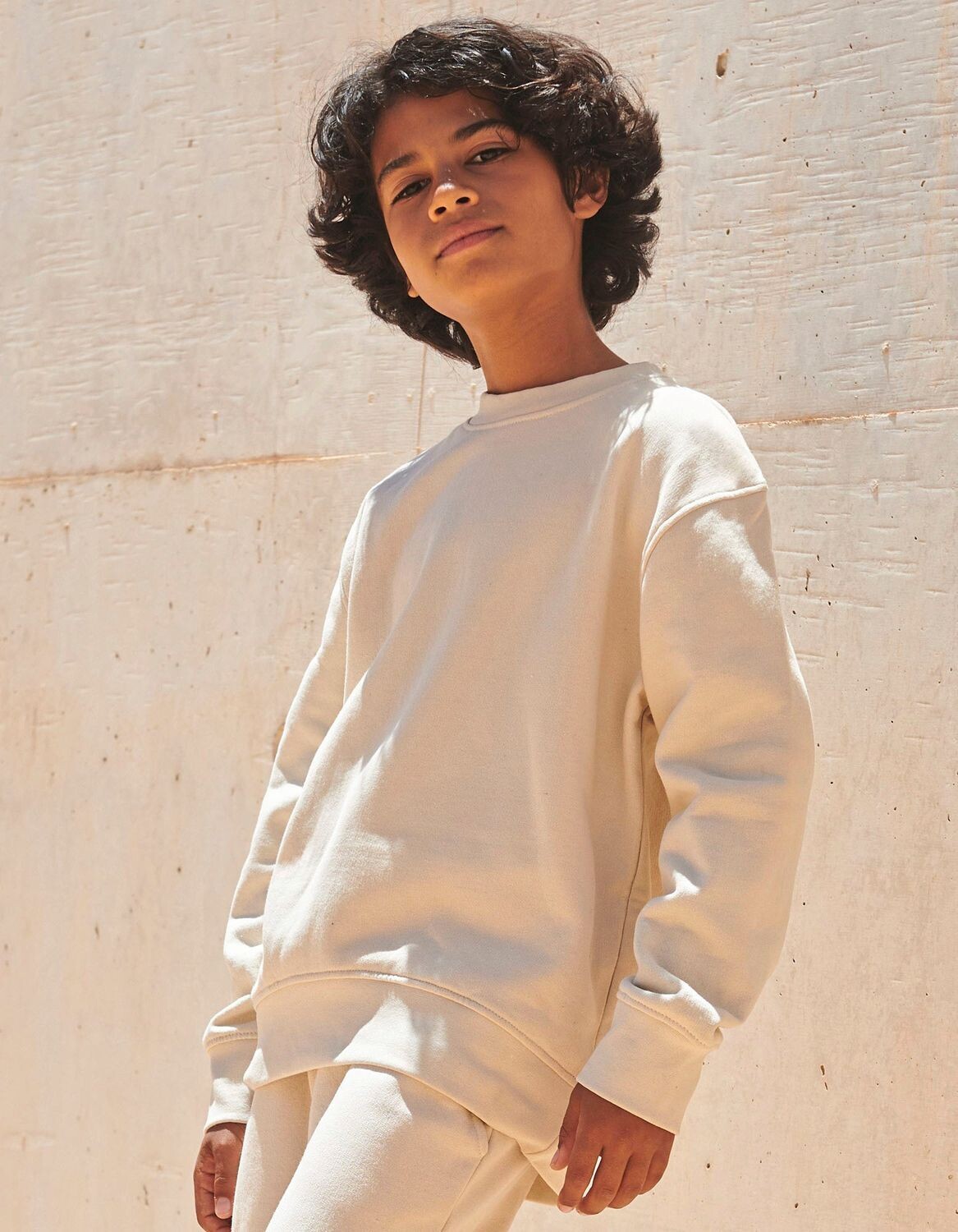 Kids' Sustainable Fashion Curved Hem Sweat