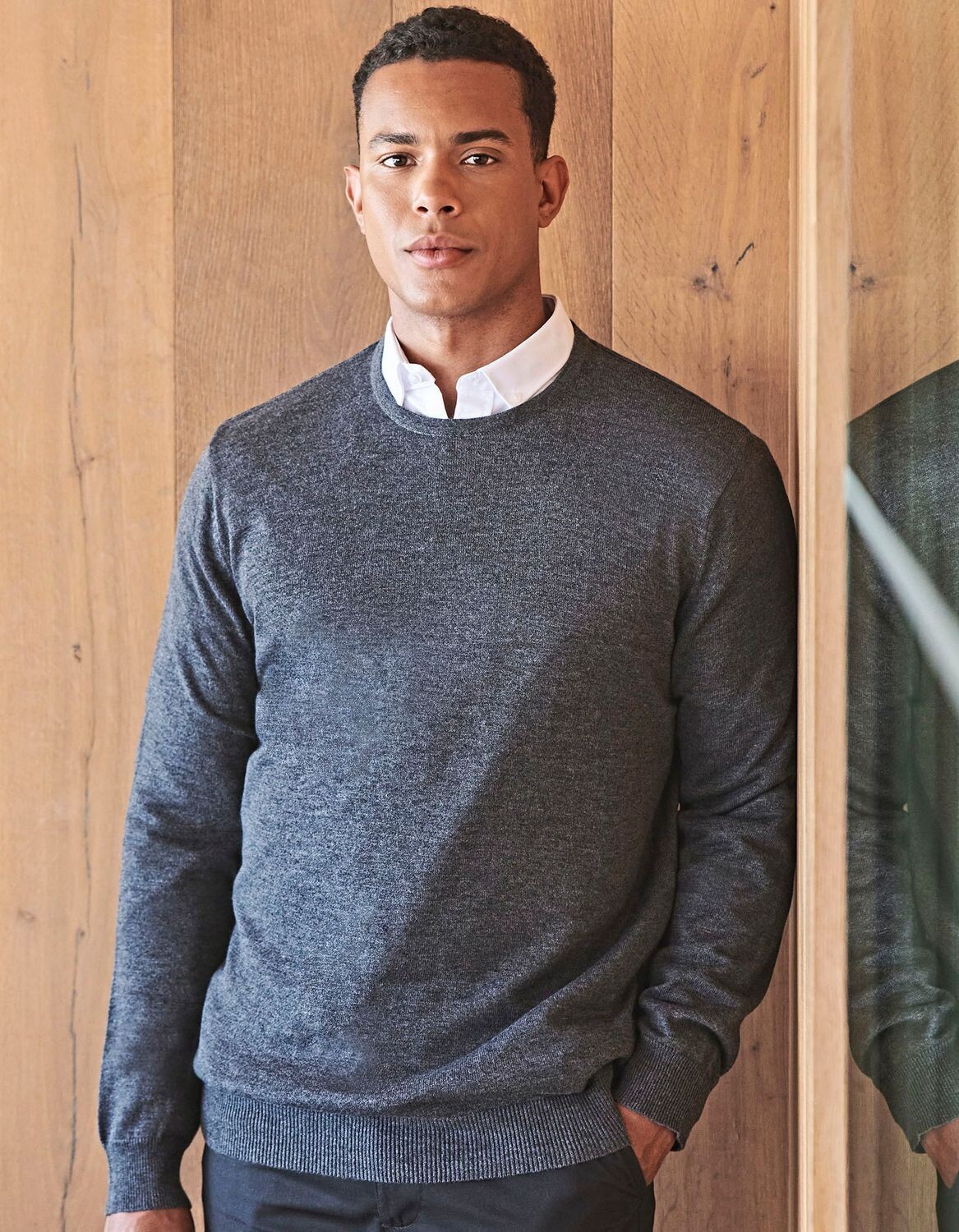 Maglia leggera a girocollo da uomo