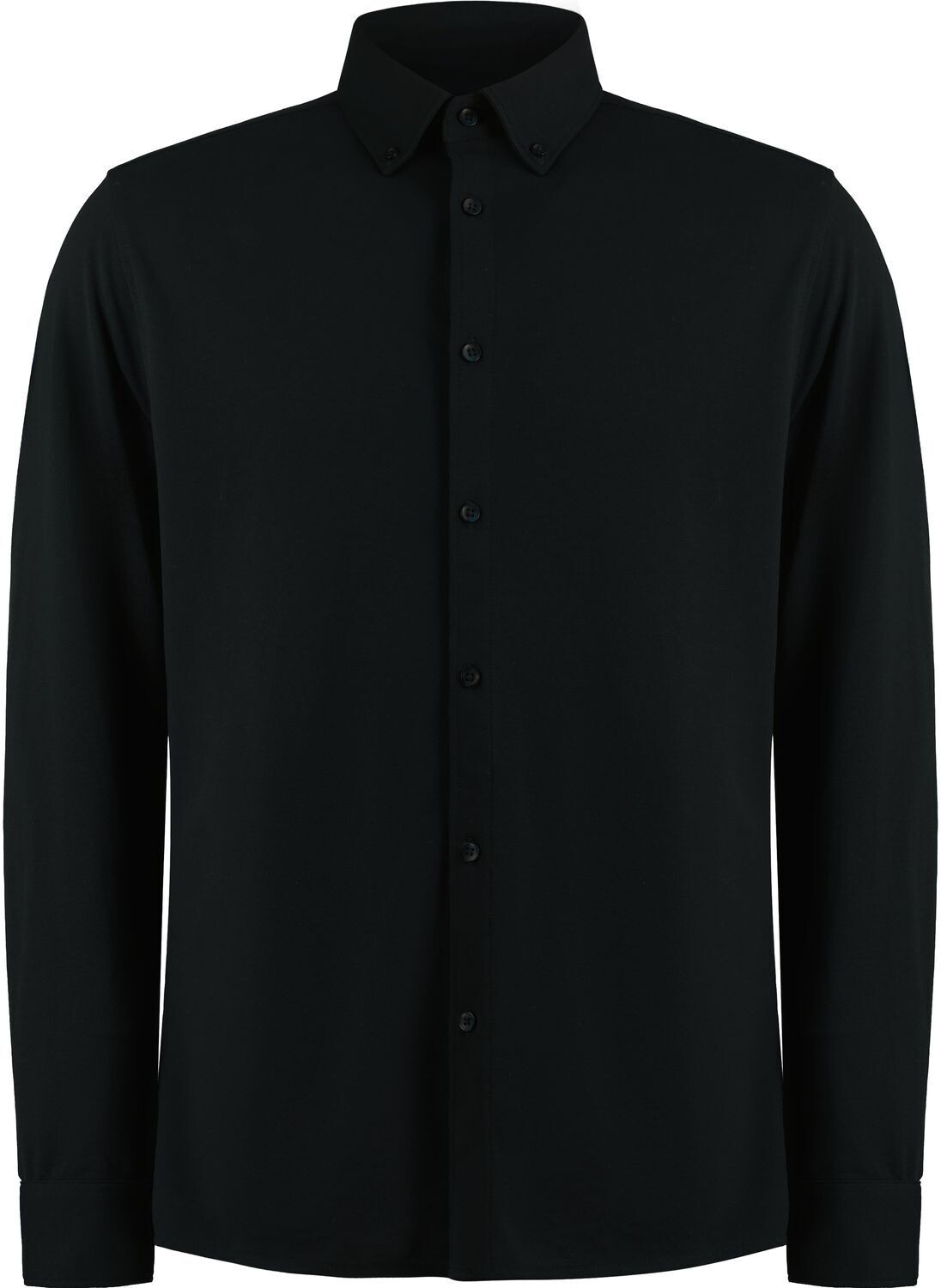 Camicia a maniche lunghe in piqué Superwash® 60º dal taglio sartoriale