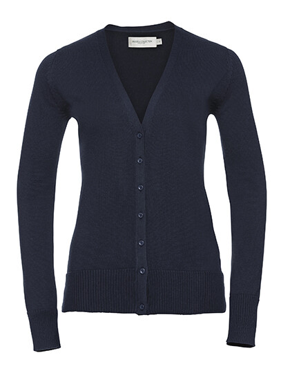 Ladies' V-Neck Knitted Cardigan