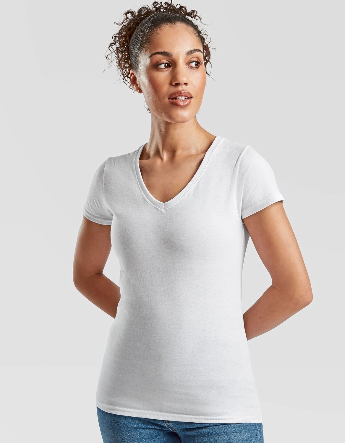 Ladies´ Valueweight V Neck T