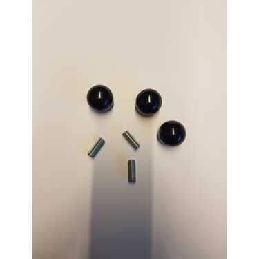 Secabo TS7 Satz Kugeln mit kurzer Gewindestange