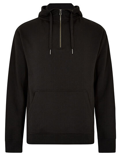 Regular fit 1/4 zip hoodie