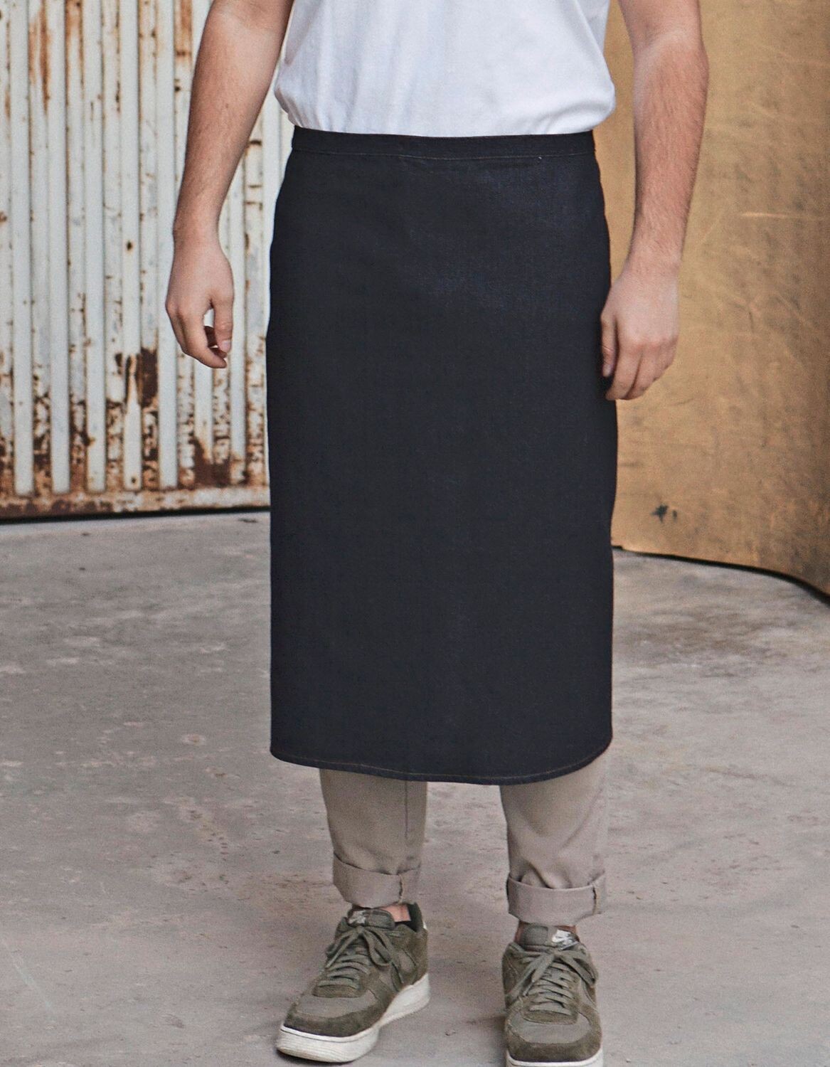 Grembiule da cuoco in jeans