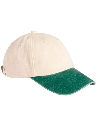 Cappellino vintage a profilo basso Contrast Peak