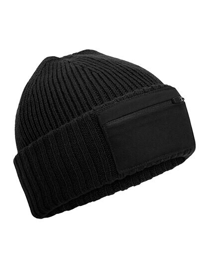 Berretto con zip e patch