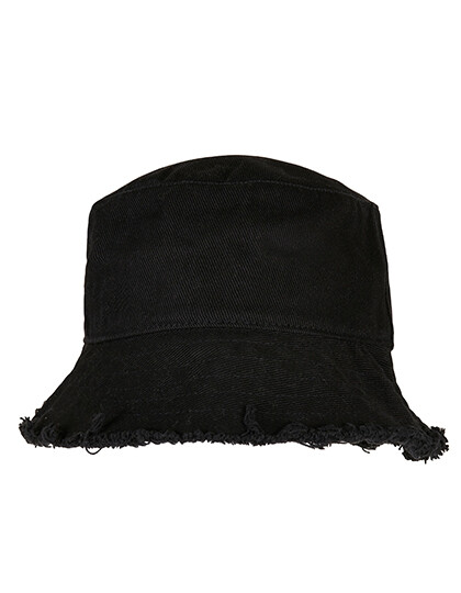 Cappello a secchiello con bordo aperto