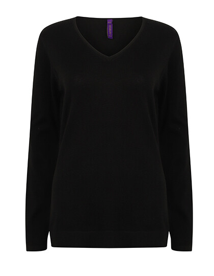 Ladies' Lightweight V-Neck Jumper