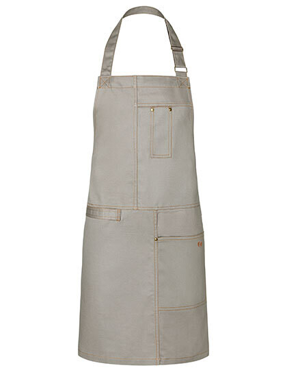 Urban Casual-style bib apron