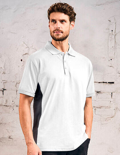 Polo unisex a contrasto