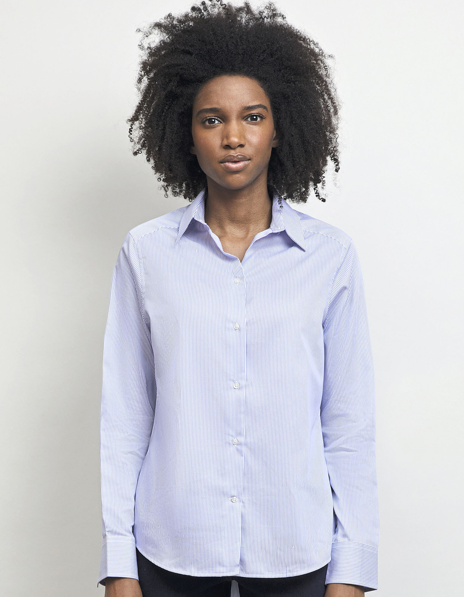 Women´s Easy Care Striped Shirt Baptiste