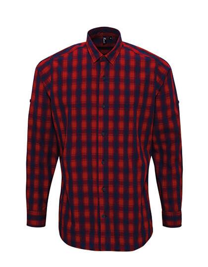 Men's Mulligan Check Cotton Long Sleeve Shirt
