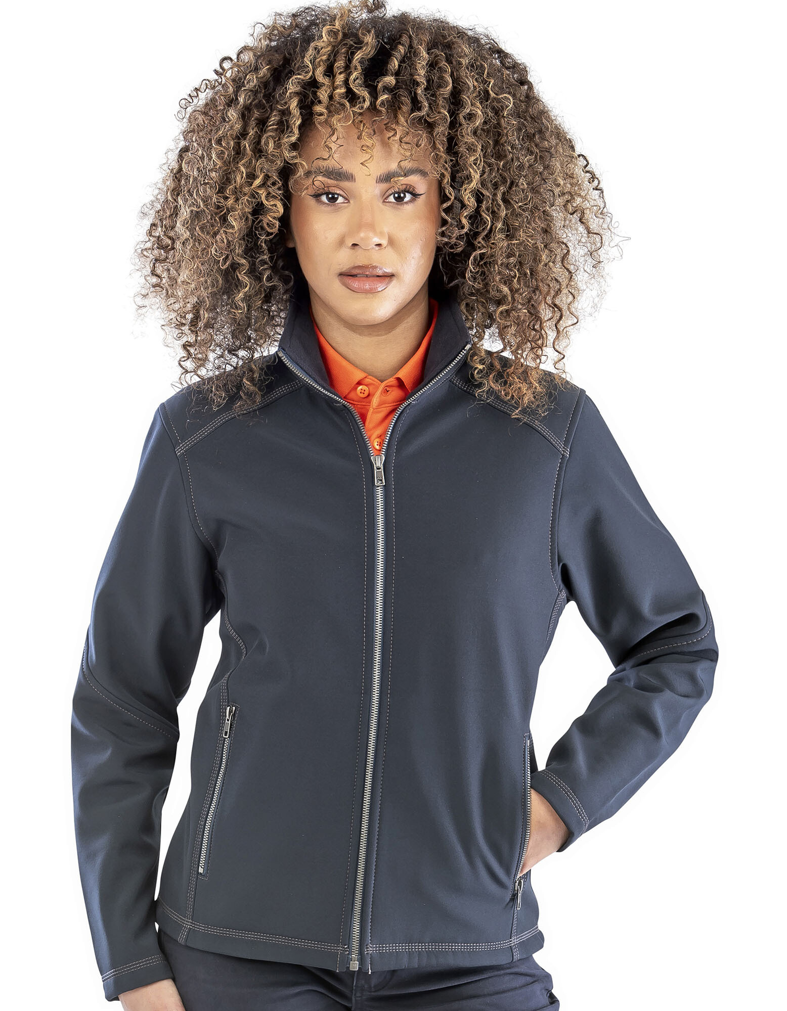 Women's Treble Stitch Softshell Jacket