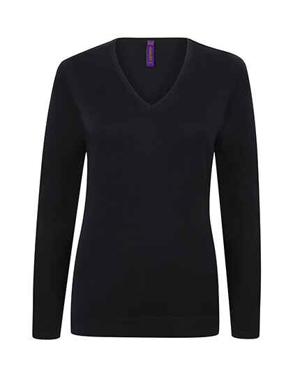 Maglia leggera da donna con scollo a V
