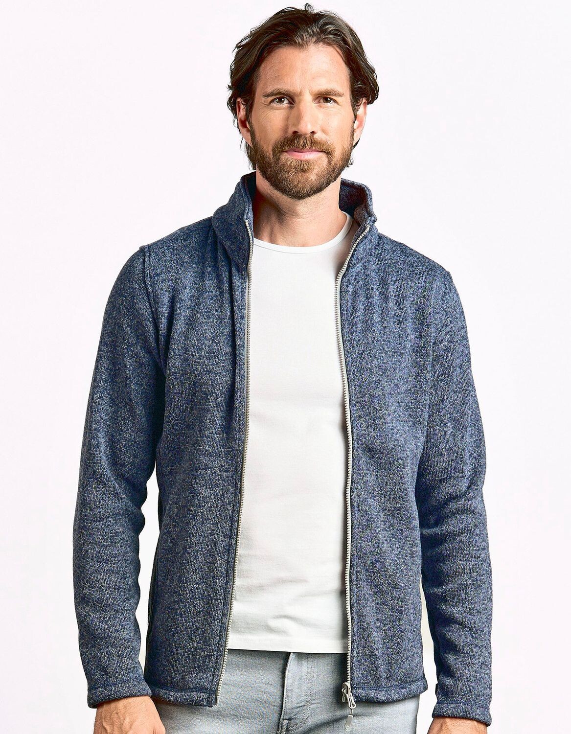 Men's Knit Fleece Jacket C+