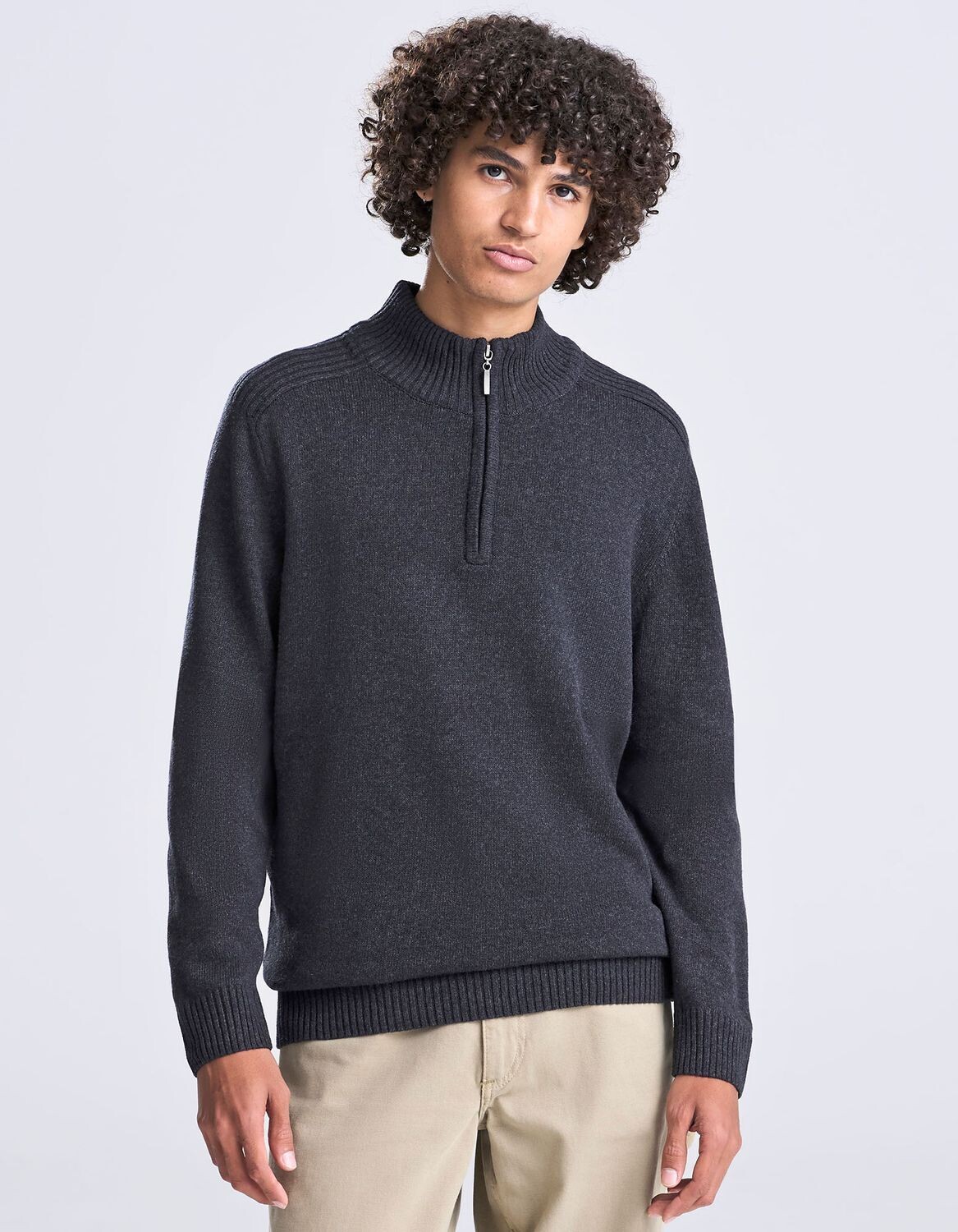 Maglione sostenibile Wakhan 1/4 Zip