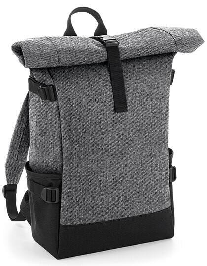 Block Roll-Top Backpack