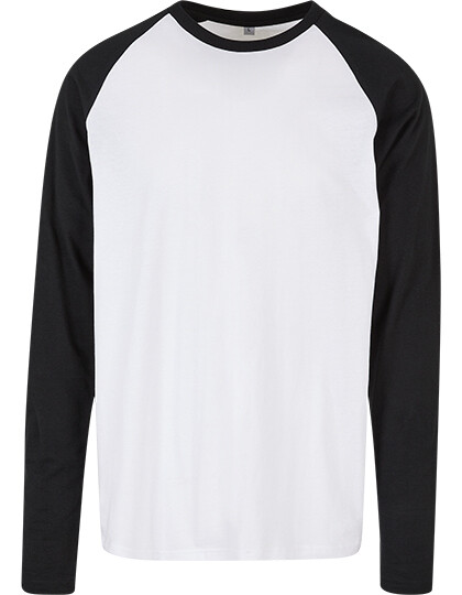 Maglietta Raglan a maniche lunghe a contrasto da uomo