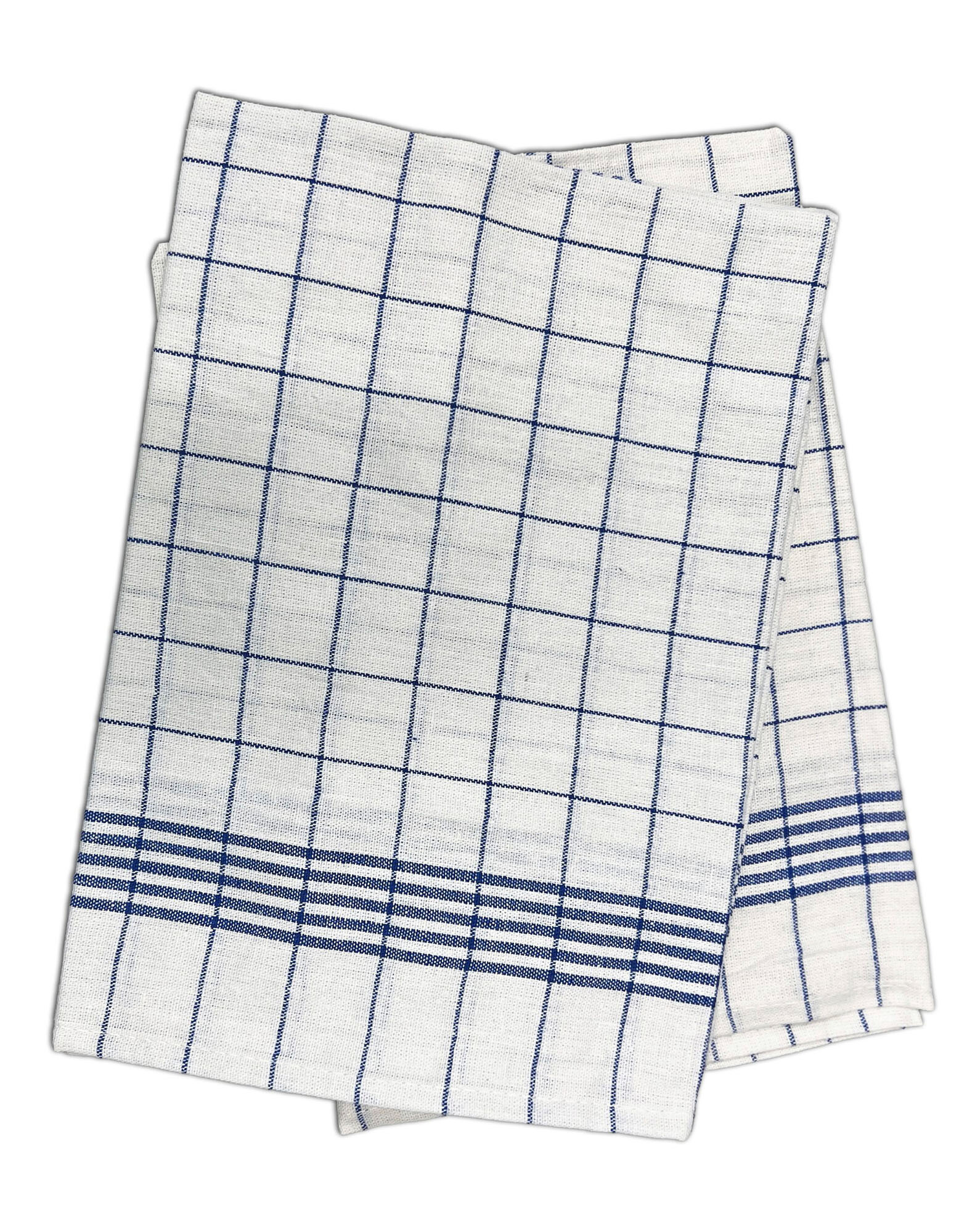 Tea towels, chequered (pack of 10)