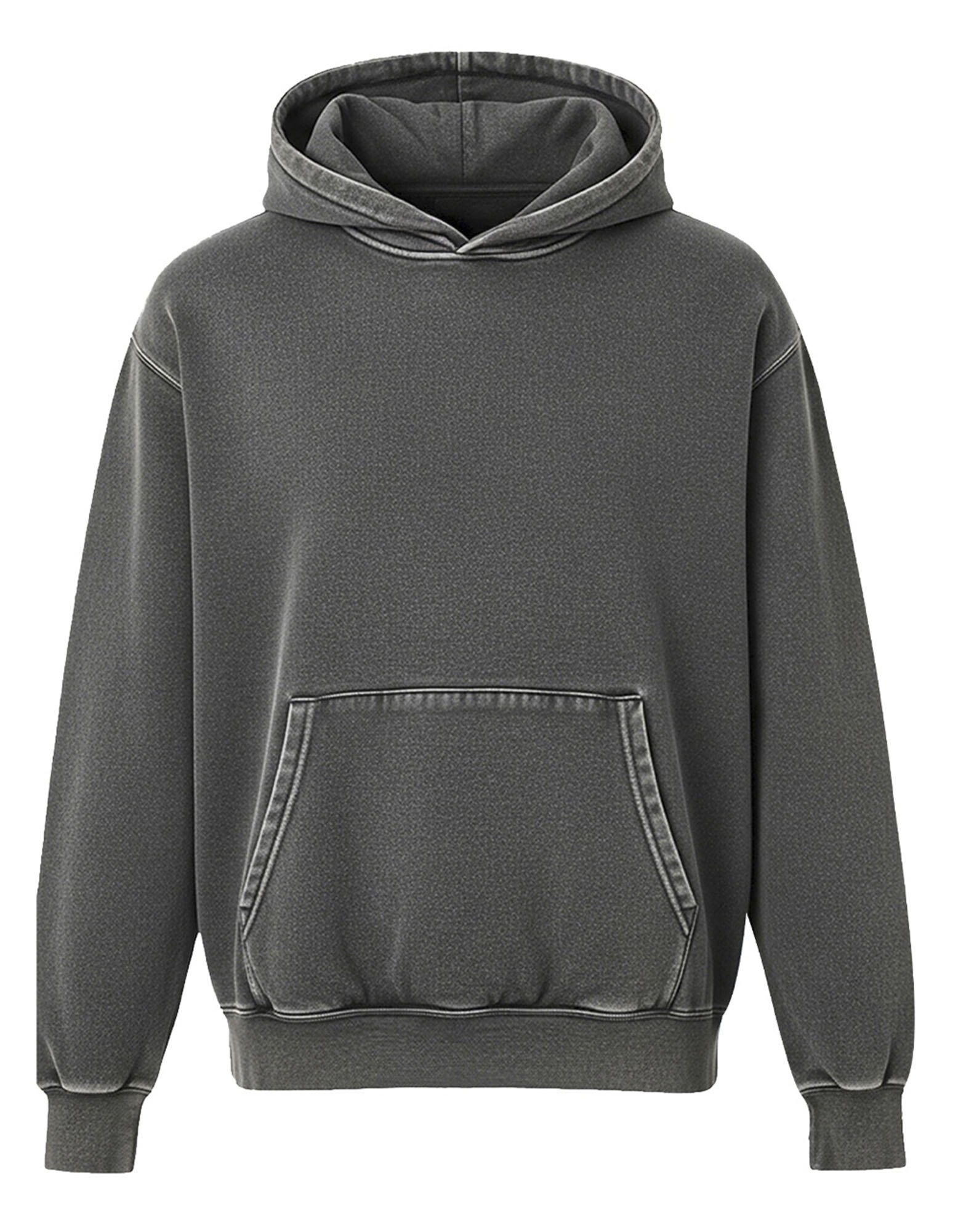 Sweat à capuche vintage en coton organique unisexe