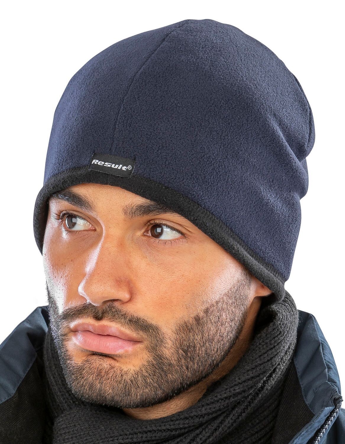 Cappellino a berretto reversibile in micropile