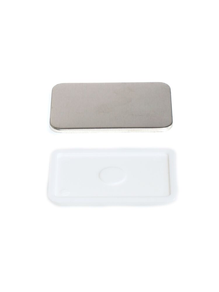 100 rectangular magnetic buttons 37mm x 58mm