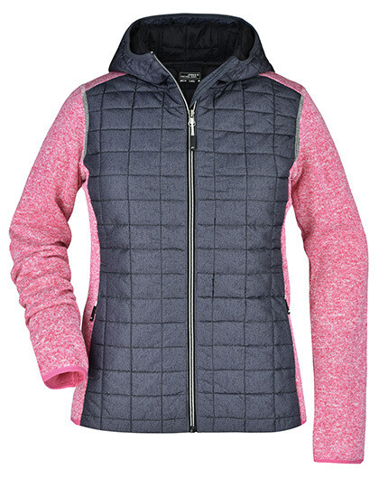 Veste hybride en maille pour femme